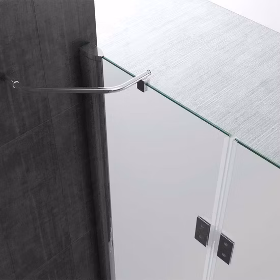 스테인레스 스틸 304 수건 걸이가 있는 힌지형 샤워 도어 인클로저